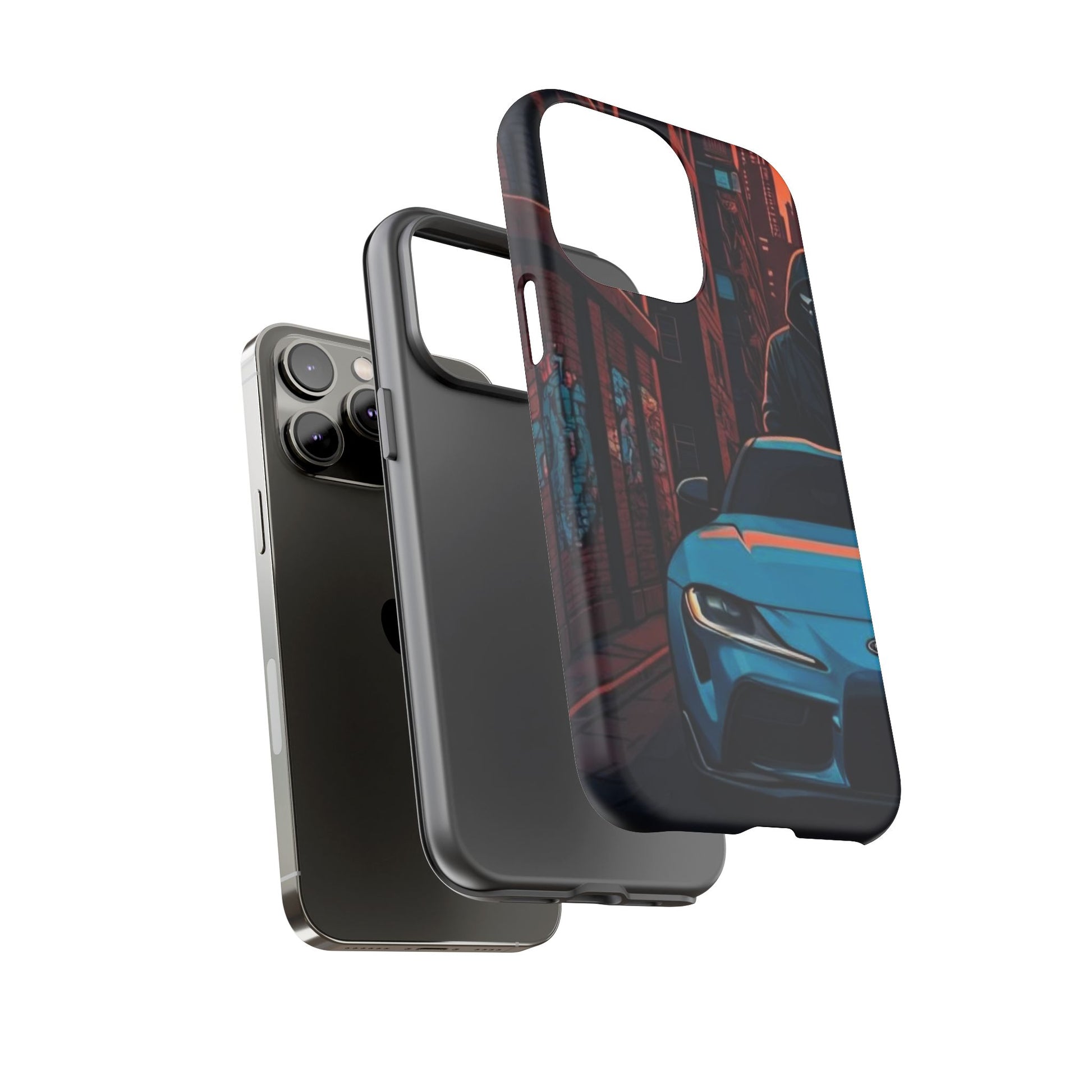 Toyota Supra MK-V Street Life-Dual Layer Ultra Tough Phone Case Printify by The Night Shift Automotive Apparel