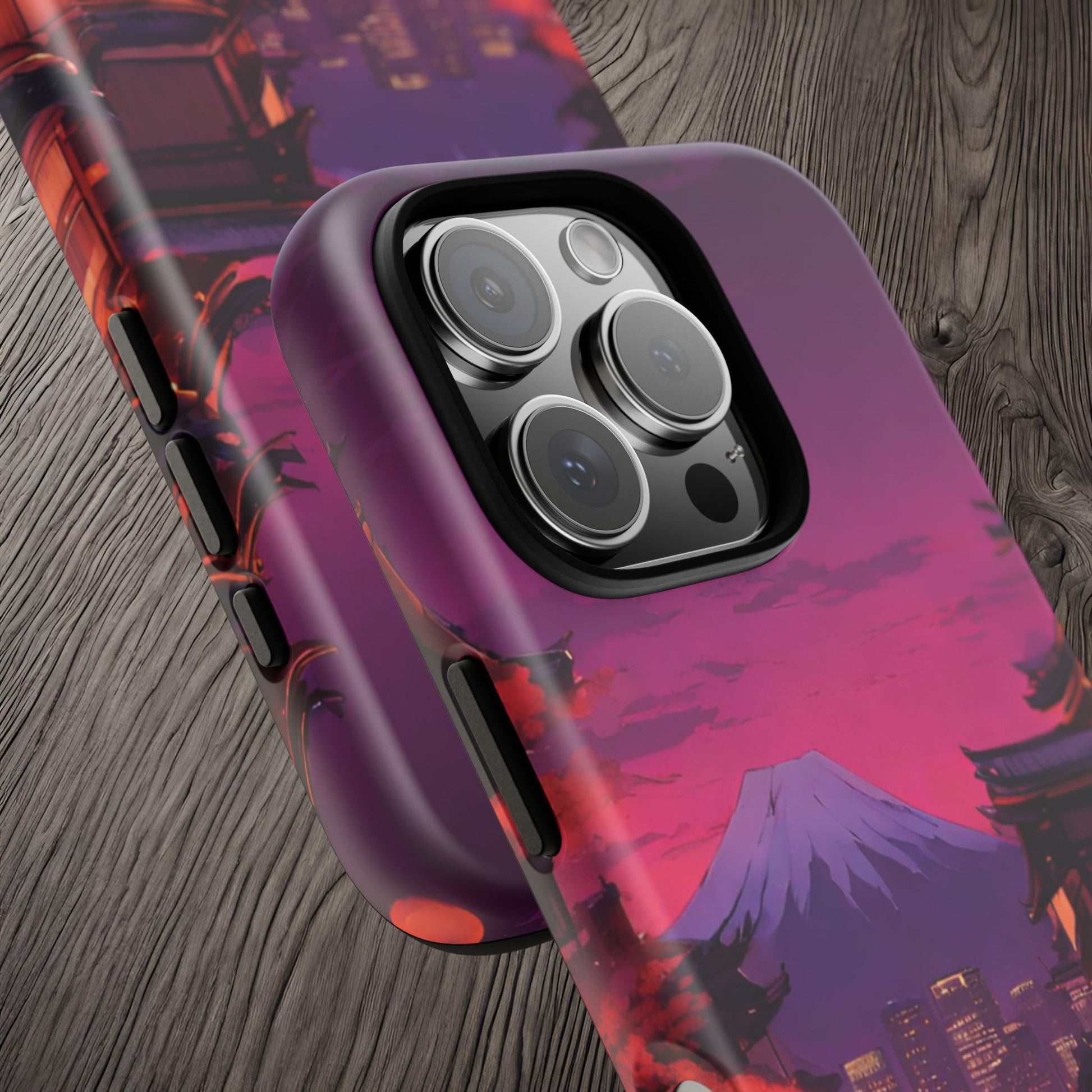Traditional Japanese Village Countryside-Dual Layer Ultra Tough Phone Case Printify by The Night Shift Automotive Apparel