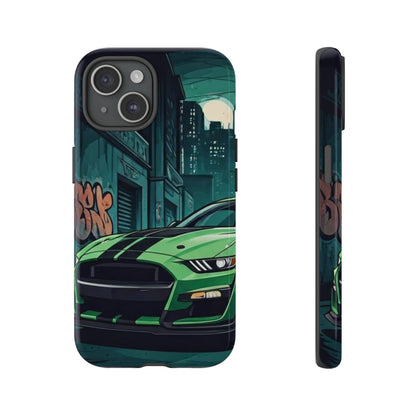 Ford Mustang Shelby GT500 Street Life-Dual Layer Ultra Tough Phone Case Printify by The Night Shift Automotive Apparel