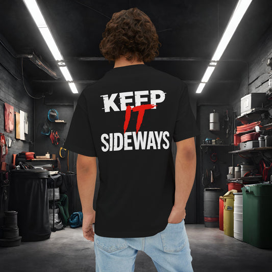 Keep It Sideways-Premium, Ultra Soft Unisex Oversized Boxy Tee