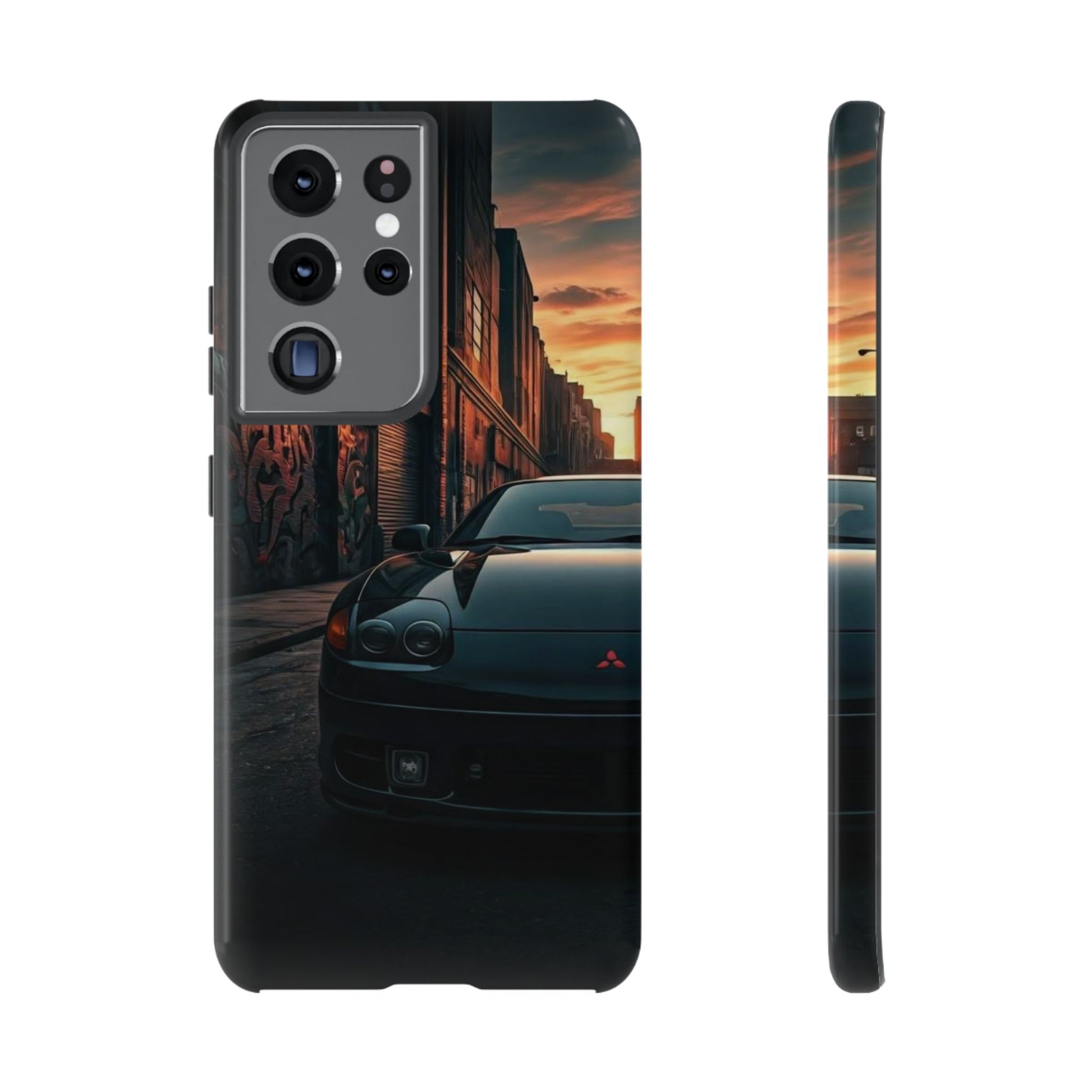 Mitsubishi 3000GT VR4 Street Life-Dual Layer Ultra Tough Phone Case Samsung Galaxy S21 Ultra Glossy Printify by The Night Shift Automotive Apparel