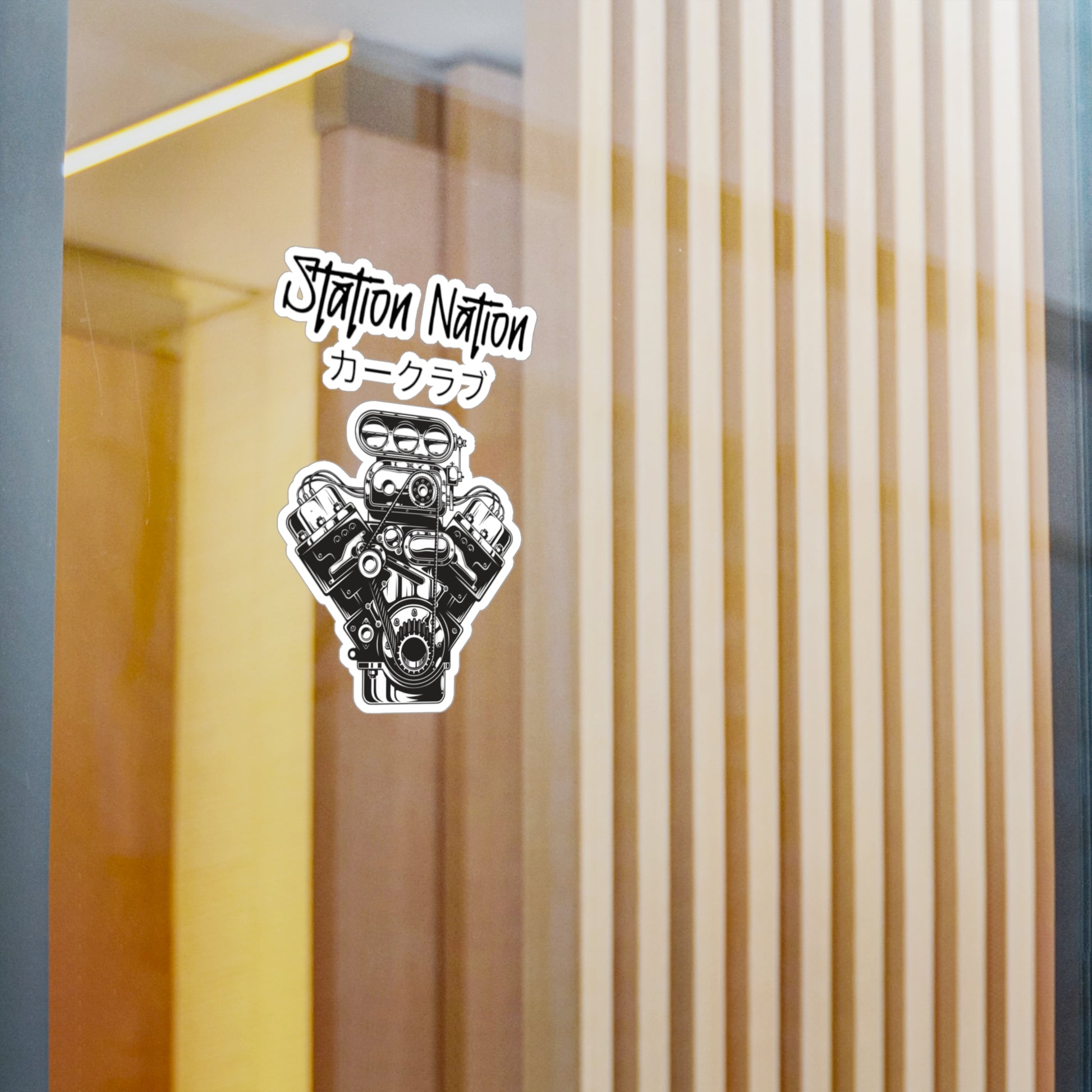 Kiss-Cut Vinyl Decals Printify by The Night Shift Automotive Apparel