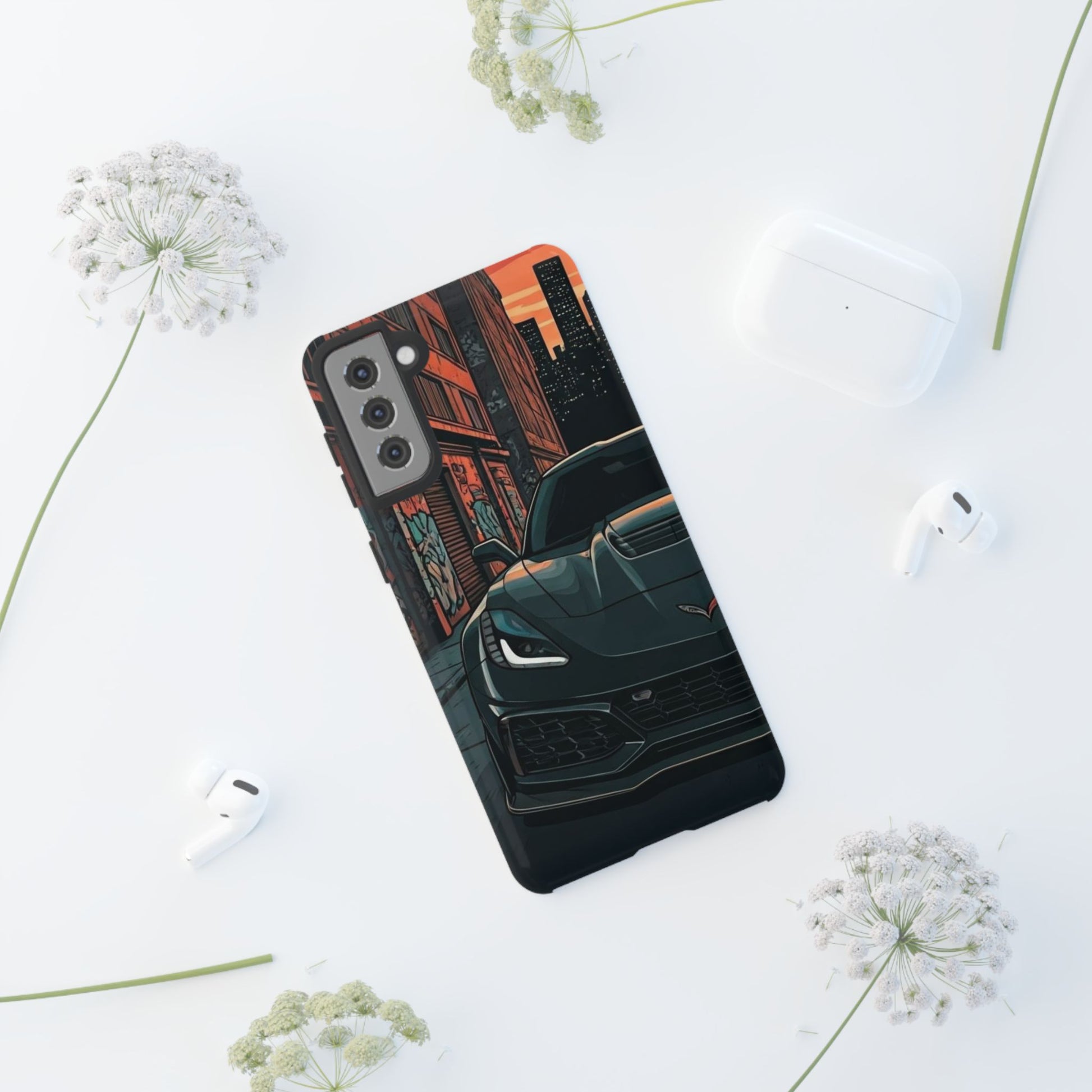 Chevy Corvette C7 Street Life-Dual Layer Ultra Tough Phone Case Printify by The Night Shift Automotive Apparel