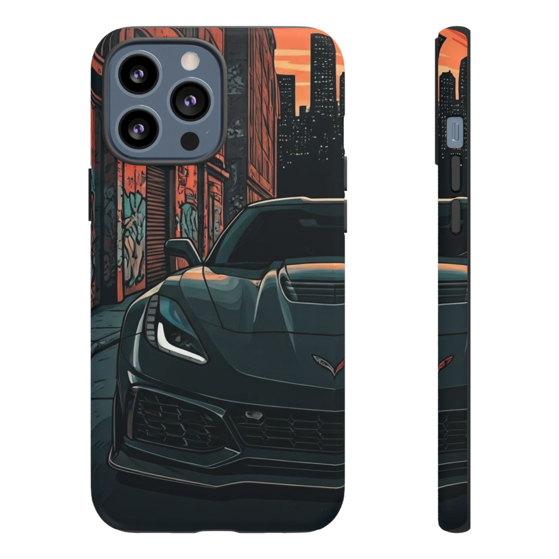 Chevy Corvette C7 Street Life-Dual Layer Ultra Tough Phone Case Printify by The Night Shift Automotive Apparel