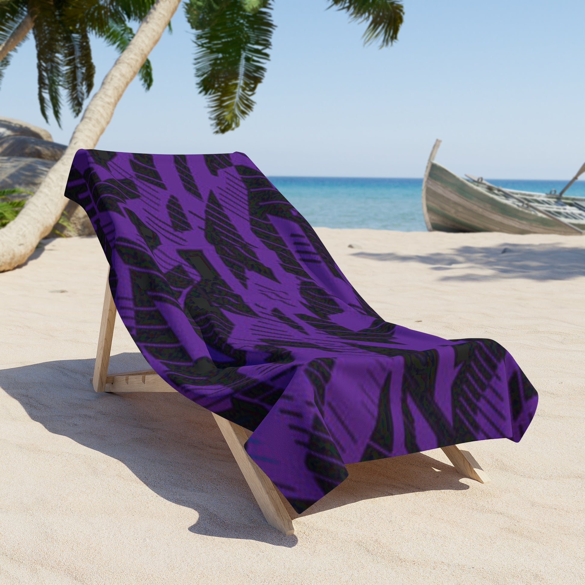 Premium Beach & Shower Towel 36" × 72" Printify by The Night Shift Automotive Apparel