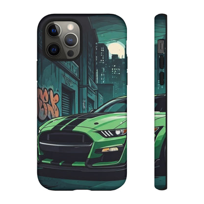 Ford Mustang Shelby GT500 Street Life-Dual Layer Ultra Tough Phone Case iPhone 12 Pro Matte Printify by The Night Shift Automotive Apparel