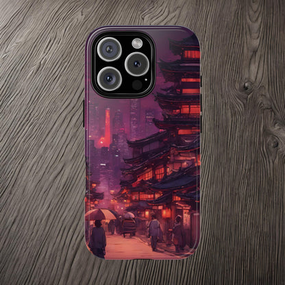 Traditional Japanese Village Countryside-Dual Layer Ultra Tough Phone Case Printify by The Night Shift Automotive Apparel