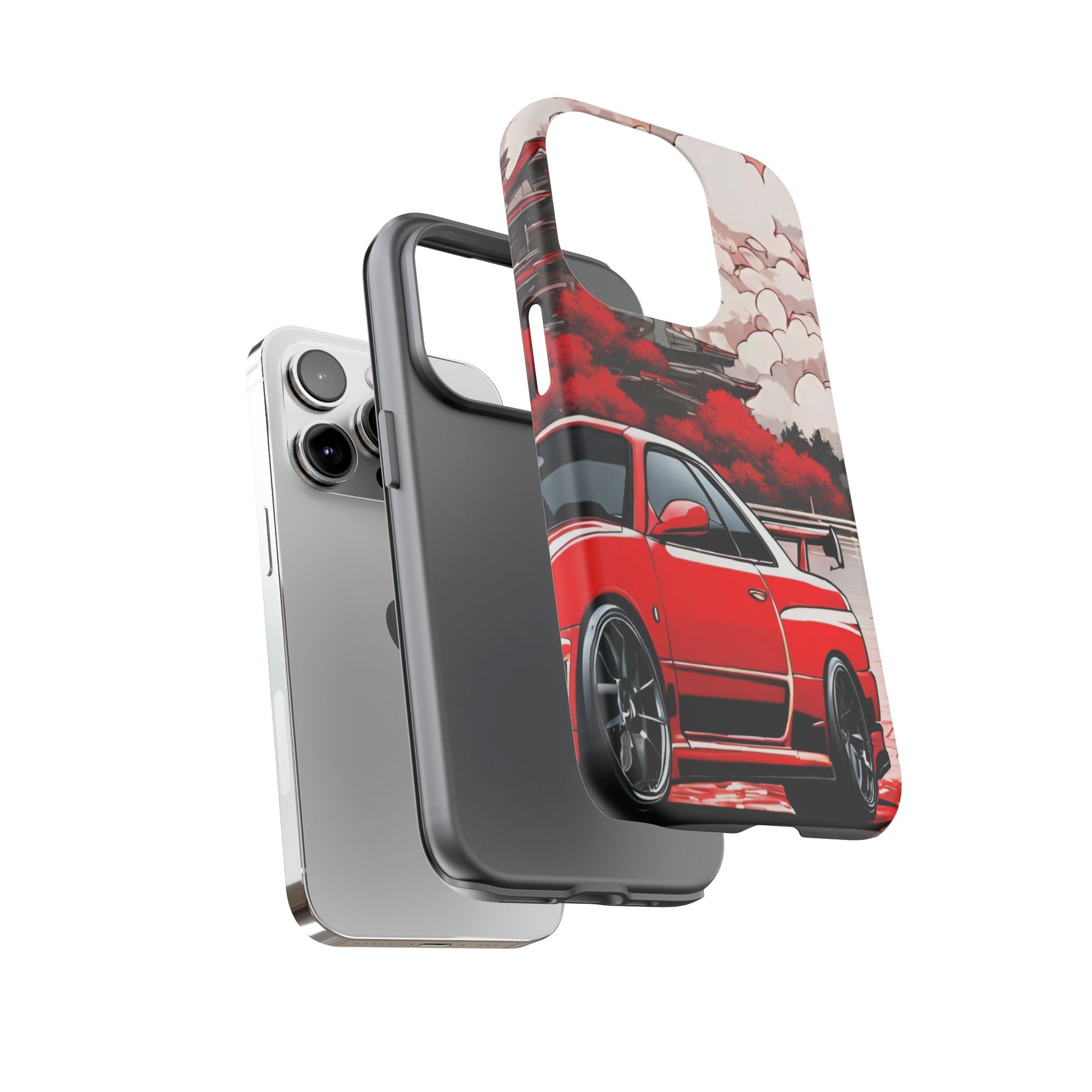 Nissan Skyline R34-Dual Layer Ultra Tough Phone Case Printify by The Night Shift Automotive Apparel