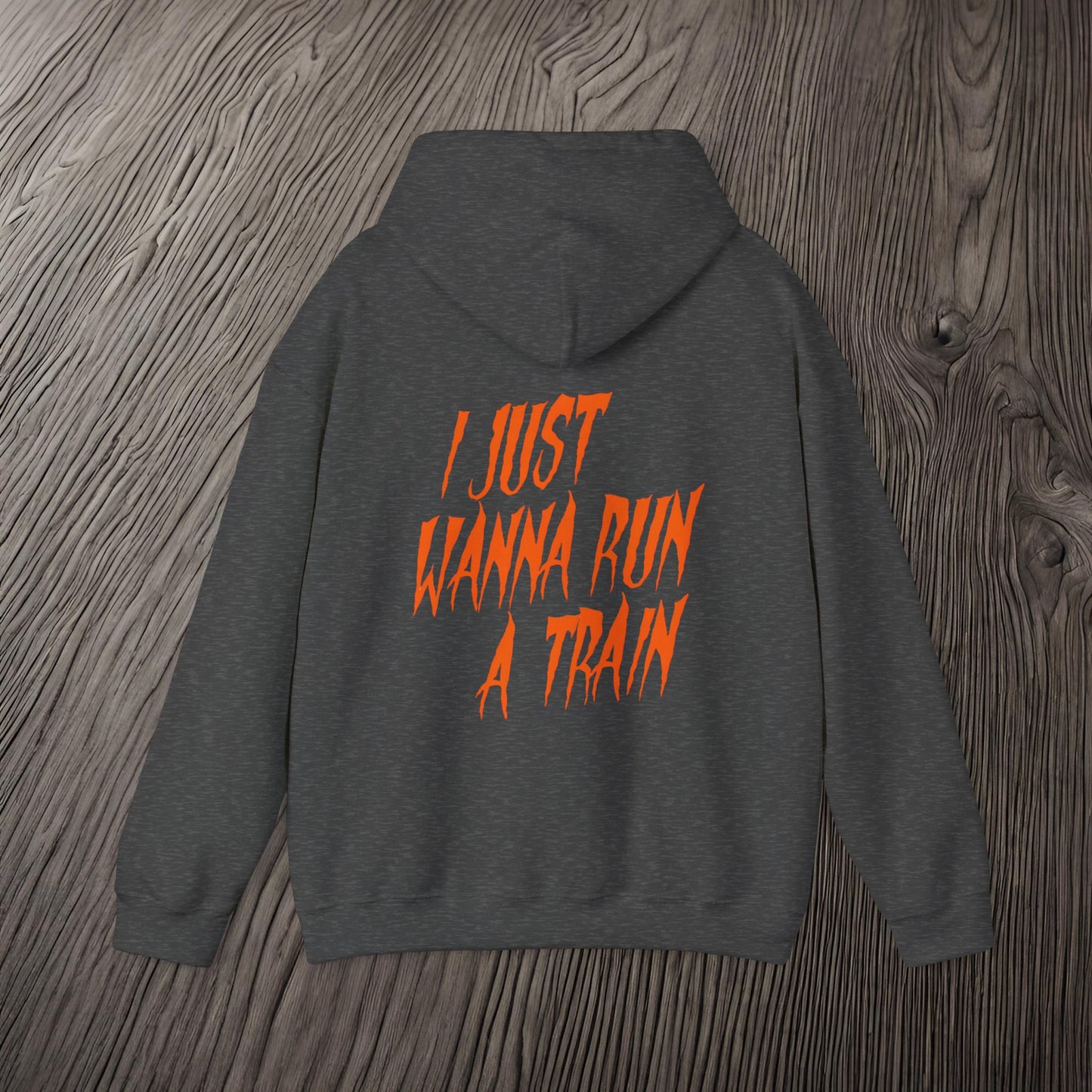 I Just Wanna Run A Train-Ultra Soft, Premium Hoodie Printify by The Night Shift Automotive Apparel