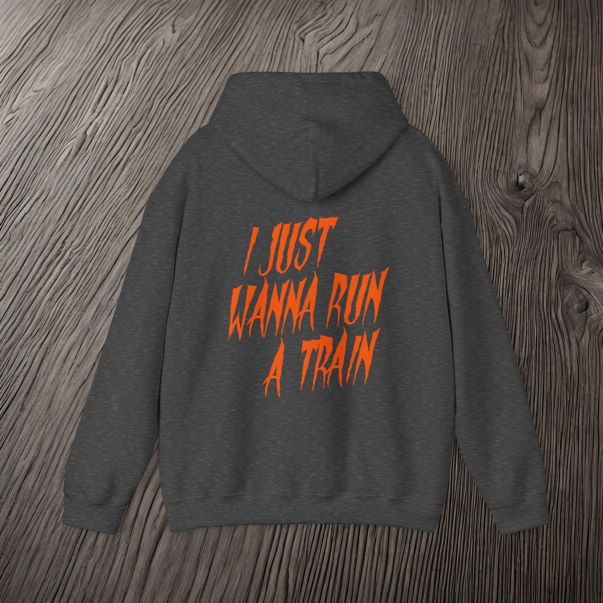 I Just Wanna Run A Train-Ultra Soft, Premium Hoodie Printify by The Night Shift Automotive Apparel