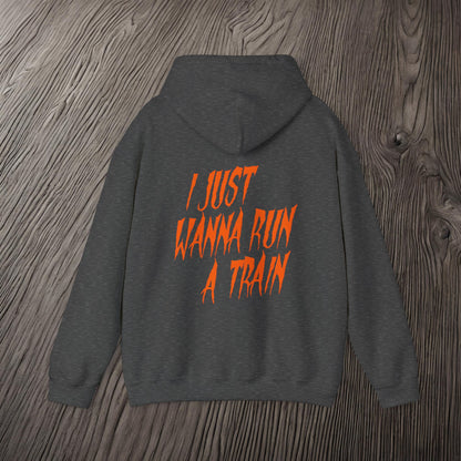 I Just Wanna Run A Train-Ultra Soft, Premium Hoodie Printify by The Night Shift Automotive Apparel