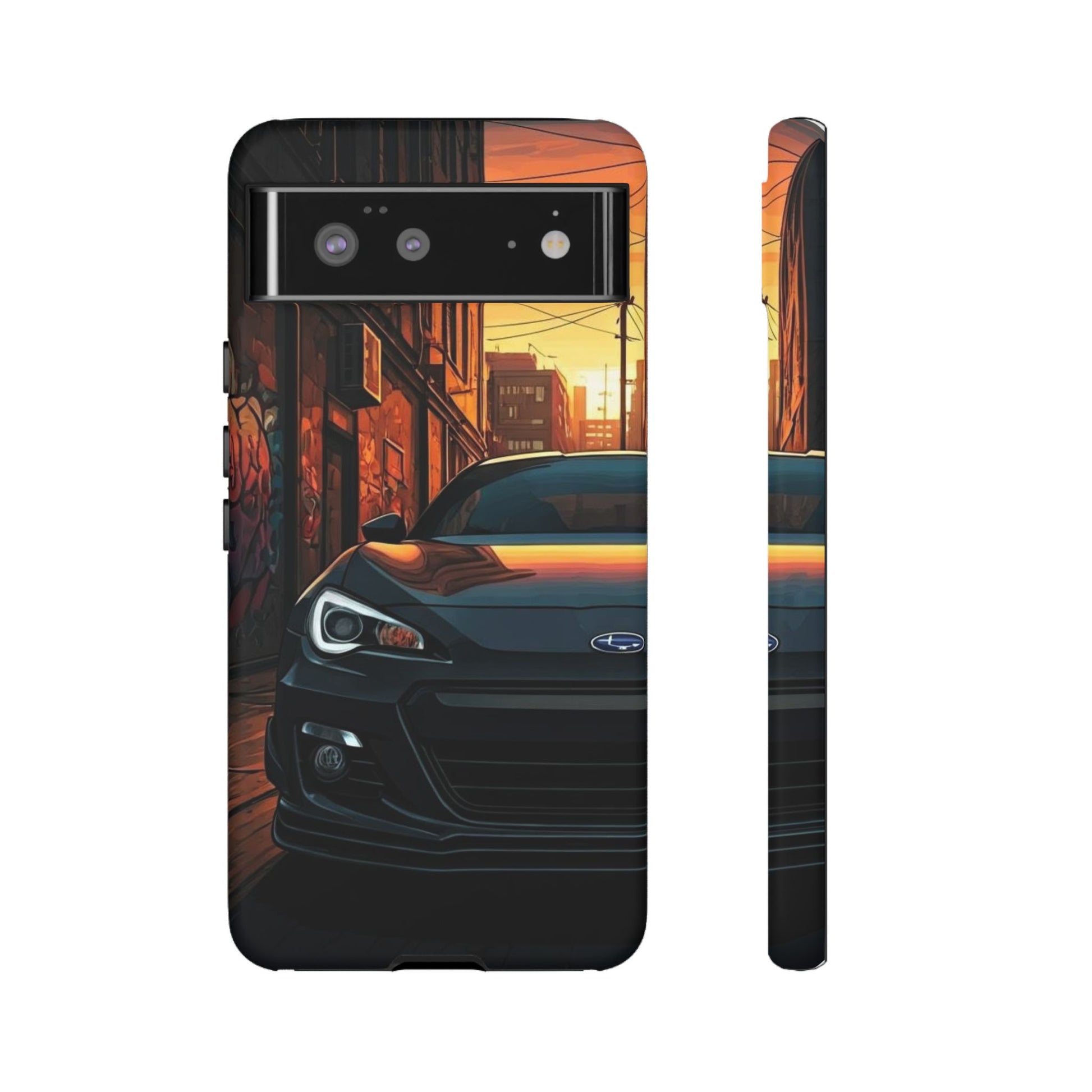 Subaru BRZ Street Life-Dual Layer Ultra Tough Phone Case Printify by The Night Shift Automotive Apparel