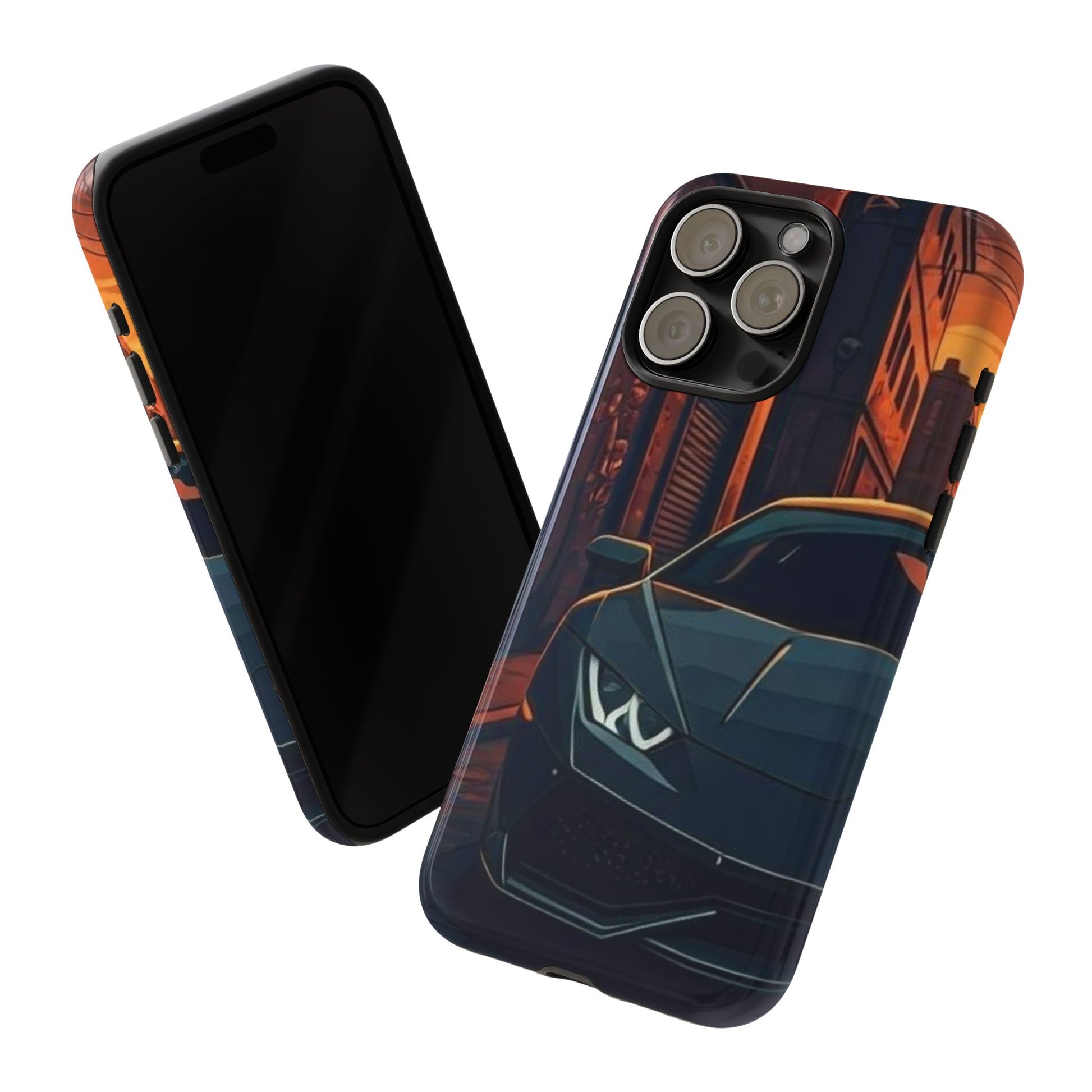 Lamborghini Huracan Street Life-Dual Layer Ultra Tough Phone Case Printify by The Night Shift Automotive Apparel