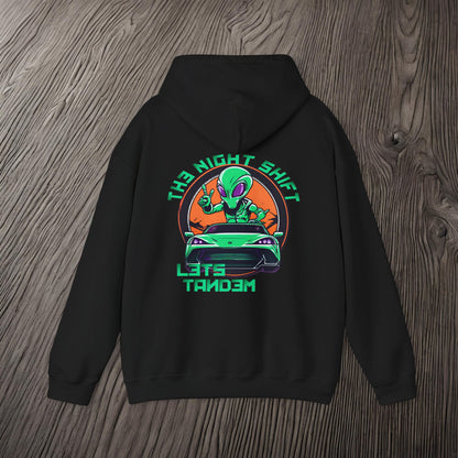 Lets Tandem Alien-Ultra Soft, Premium Hoodie Printify by The Night Shift Automotive Apparel