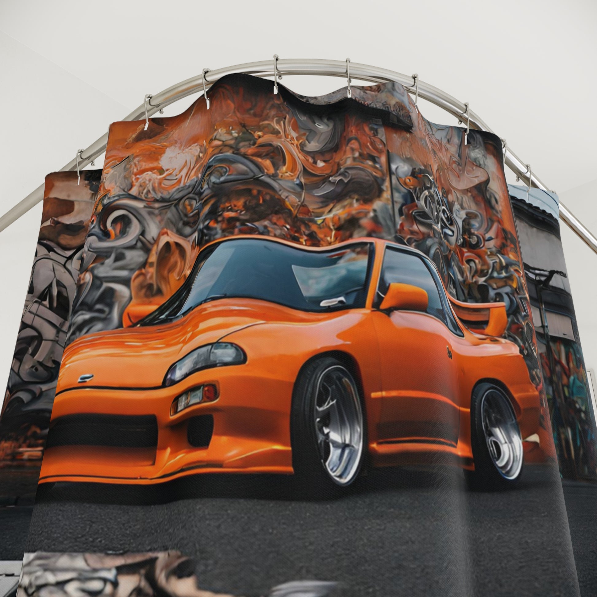 Shower Curtains Printify by The Night Shift Automotive Apparel