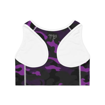 Women's Sports Bra Printify by The Night Shift Automotive Apparel