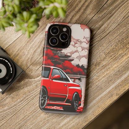 Nissan Skyline R34-Dual Layer Ultra Tough Phone Case iPhone 16 Pro Max Matte Printify by The Night Shift Automotive Apparel