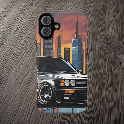 BMW E30 M3-Dual Layer Ultra Tough Phone Case Printify by The Night Shift Automotive Apparel
