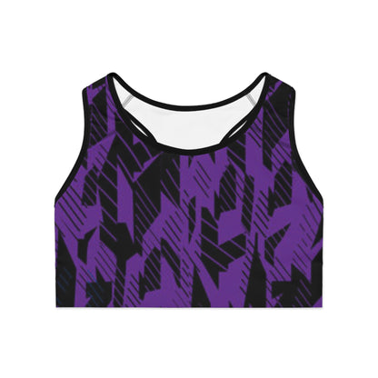 Women's Sports Bra Printify by The Night Shift Automotive Apparel