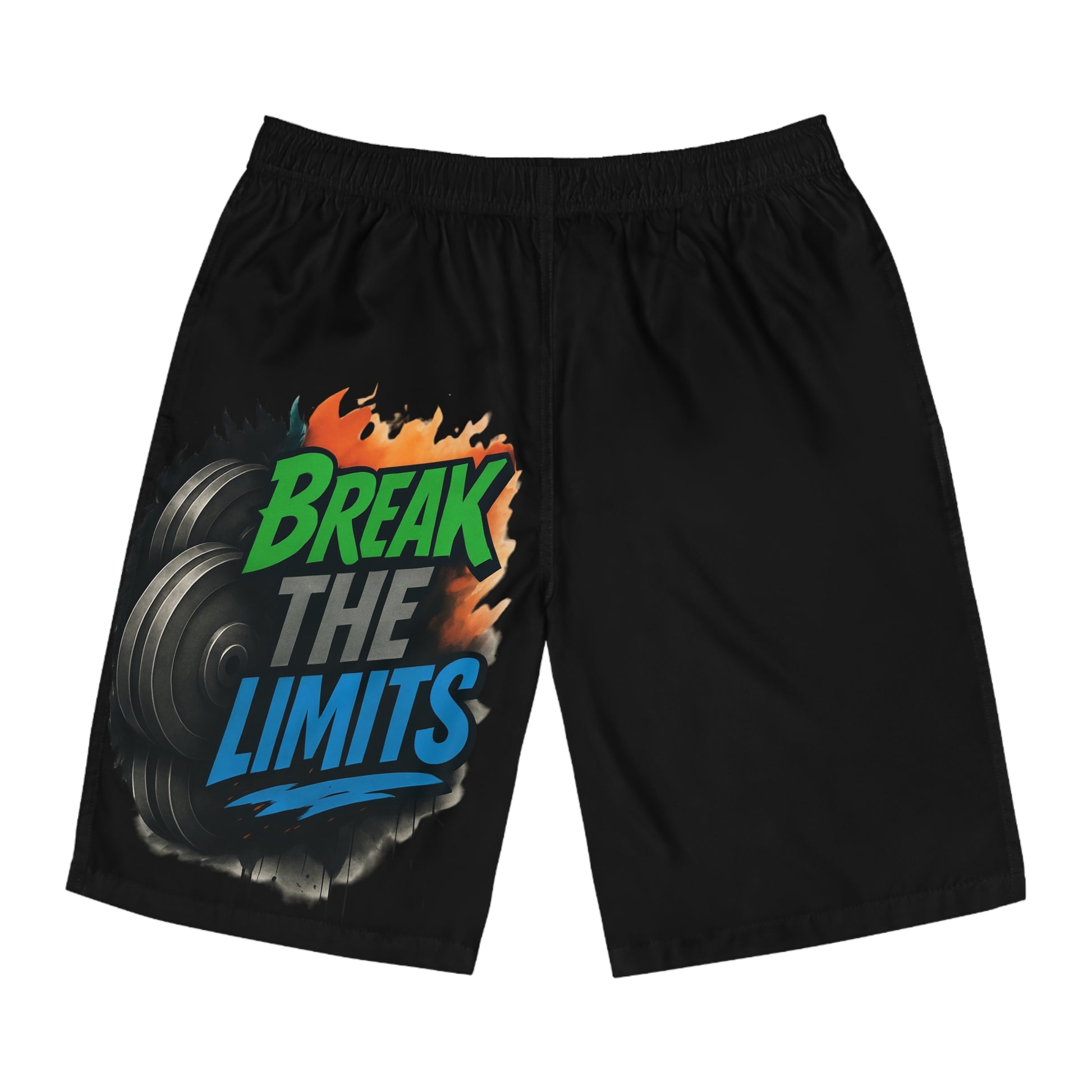 Break The Limits - Men's Relaxed Fit Board Shorts Printify by The Night Shift Automotive Apparel