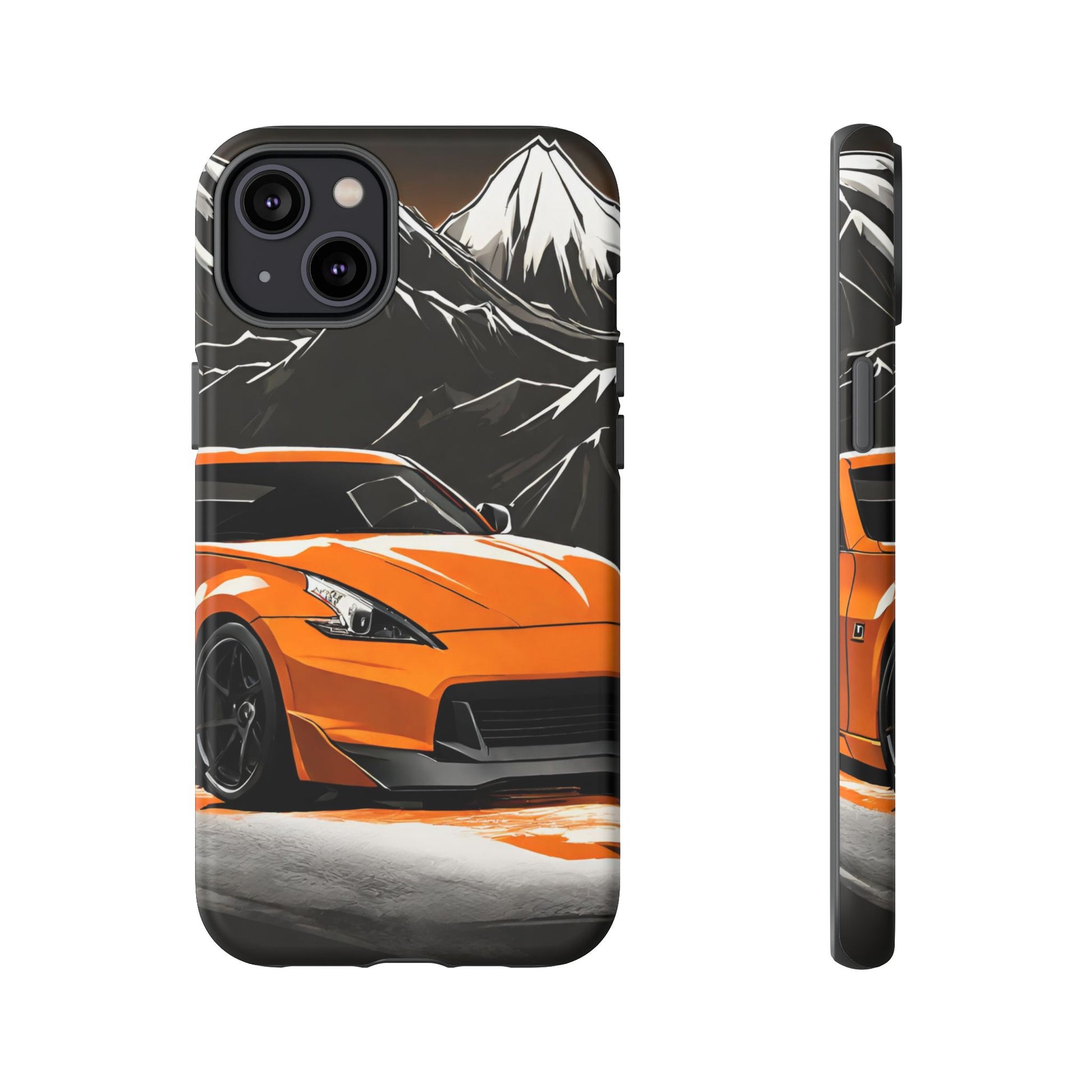 Nissan 370Z Mt Fuji-Dual Layer Ultra Tough Phone Case Printify by The Night Shift Automotive Apparel
