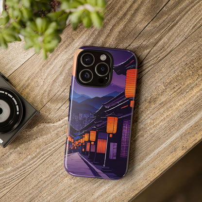 Traditional Japanese Village Countryside-Dual Layer Ultra Tough Phone Case iPhone 16 Pro Glossy Printify by The Night Shift Automotive Apparel