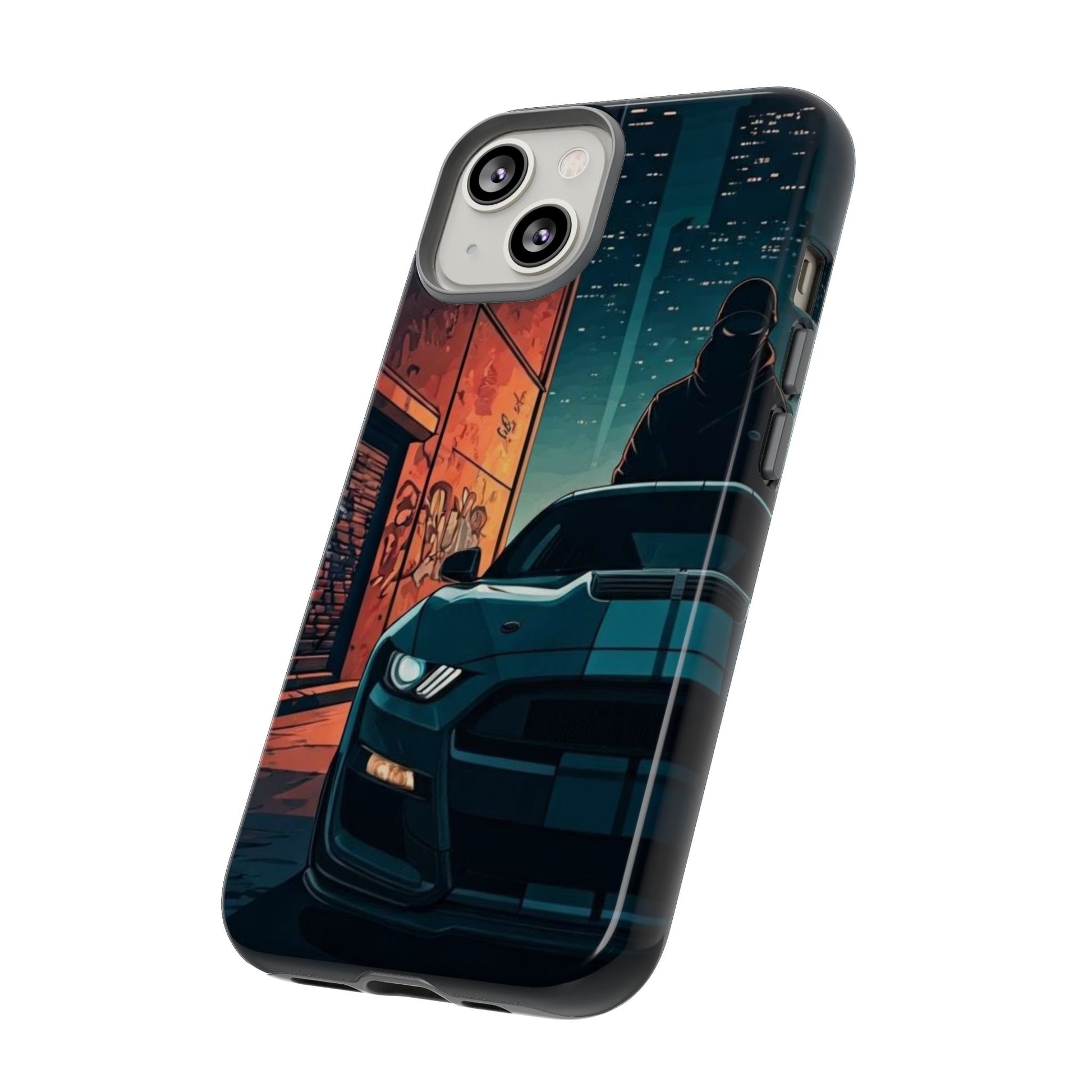 Ford Mustang Shelby GT350 Street Life-Dual Layer Ultra Tough Phone Case Printify by The Night Shift Automotive Apparel