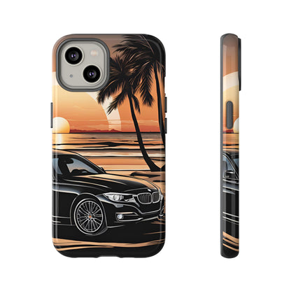 BMW Sunset On The Beach-Dual Layer Ultra Tough Phone Case Printify by The Night Shift Automotive Apparel
