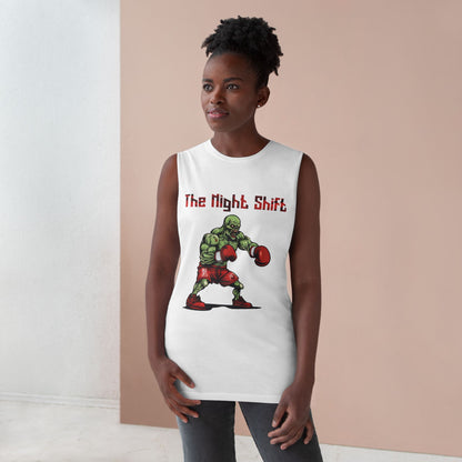 Zombie Heavy Weight Boxing Champion - Premium Unisex Barnard Tank Top Printify by The Night Shift Automotive Apparel