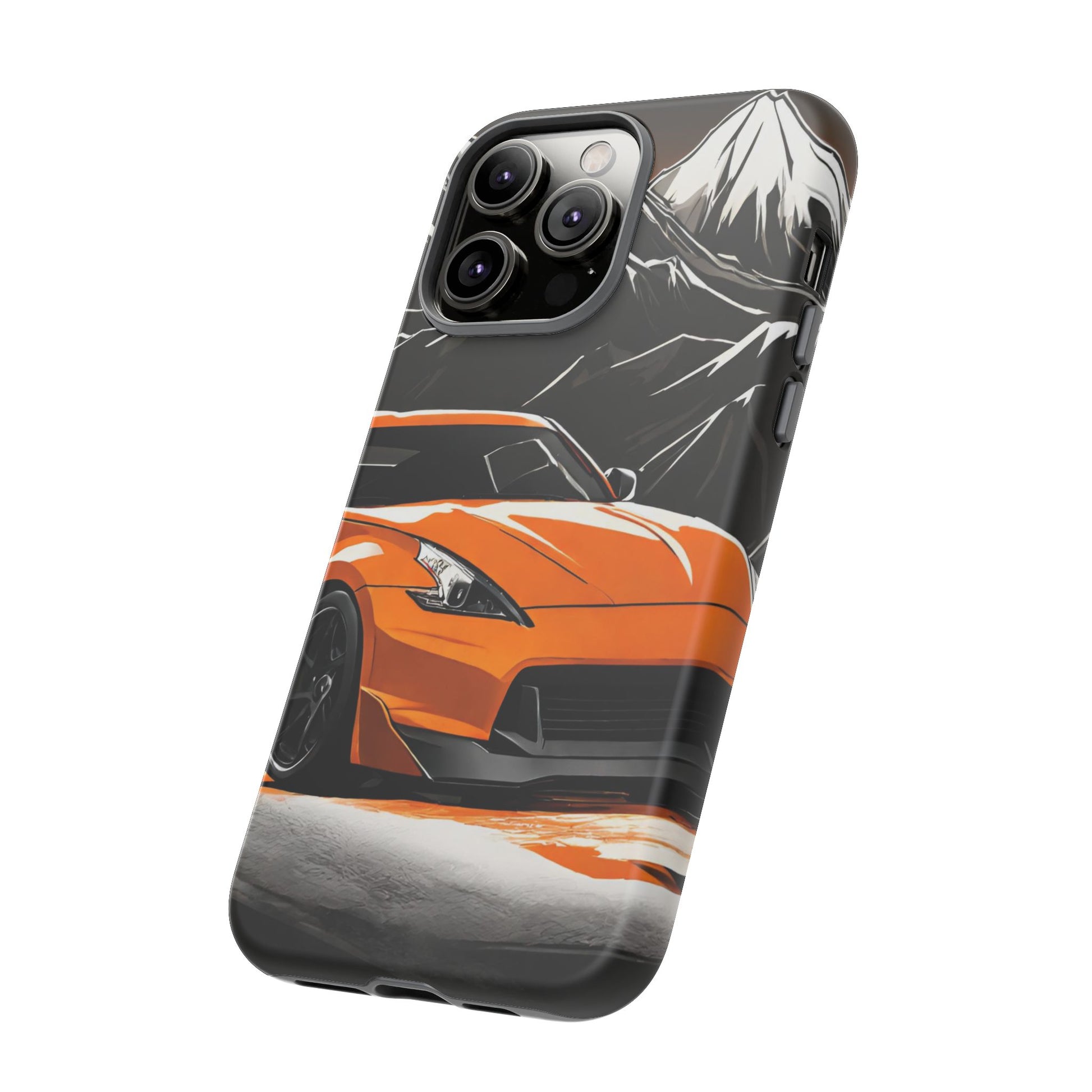 Nissan 370Z Mt Fuji-Dual Layer Ultra Tough Phone Case Printify by The Night Shift Automotive Apparel