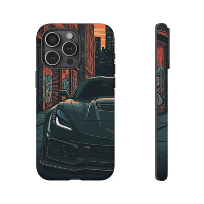 Chevy Corvette C7 Street Life-Dual Layer Ultra Tough Phone Case Printify by The Night Shift Automotive Apparel