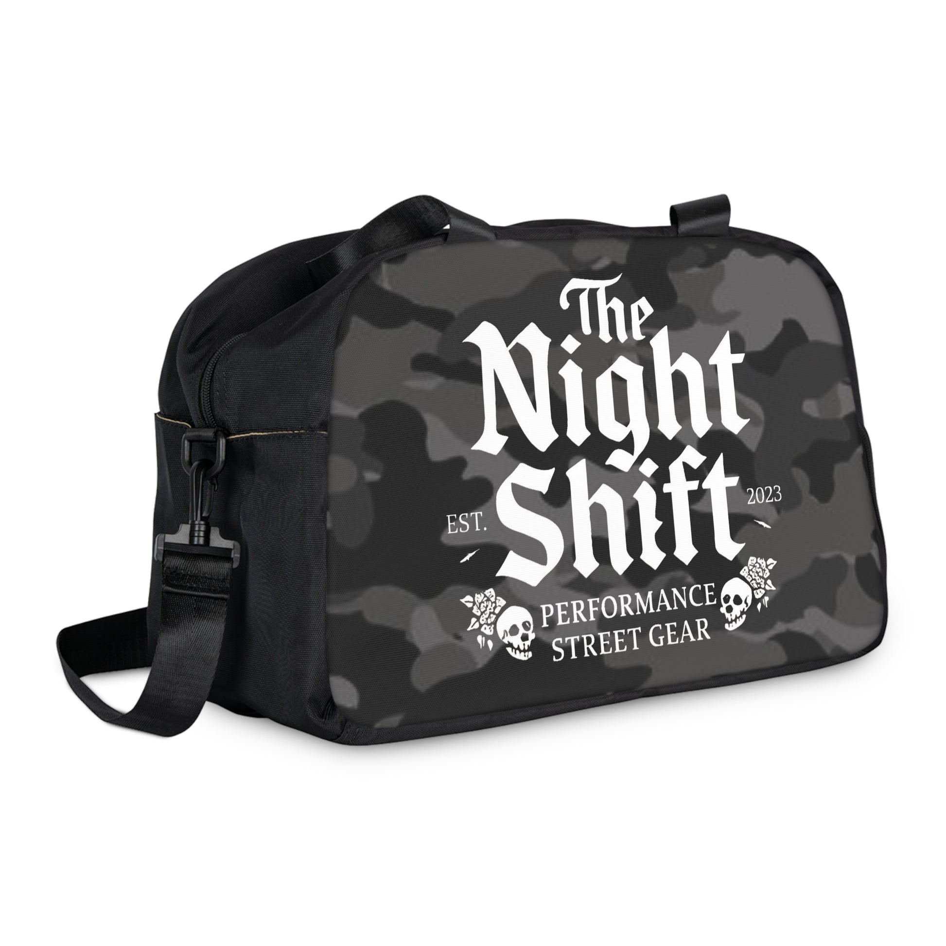 Gym & Fitness Handbag Printify by The Night Shift Automotive Apparel