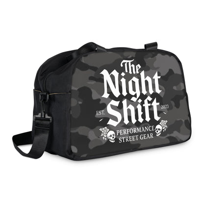 Gym & Fitness Handbag Printify by The Night Shift Automotive Apparel