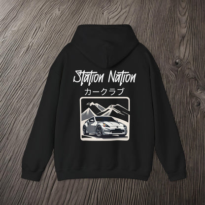 Station Nation-Ultra Soft, Premium Hoodie Printify by The Night Shift Automotive Apparel