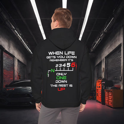 1 Down, 5 Up-Ultra Soft, Premium Hoodie