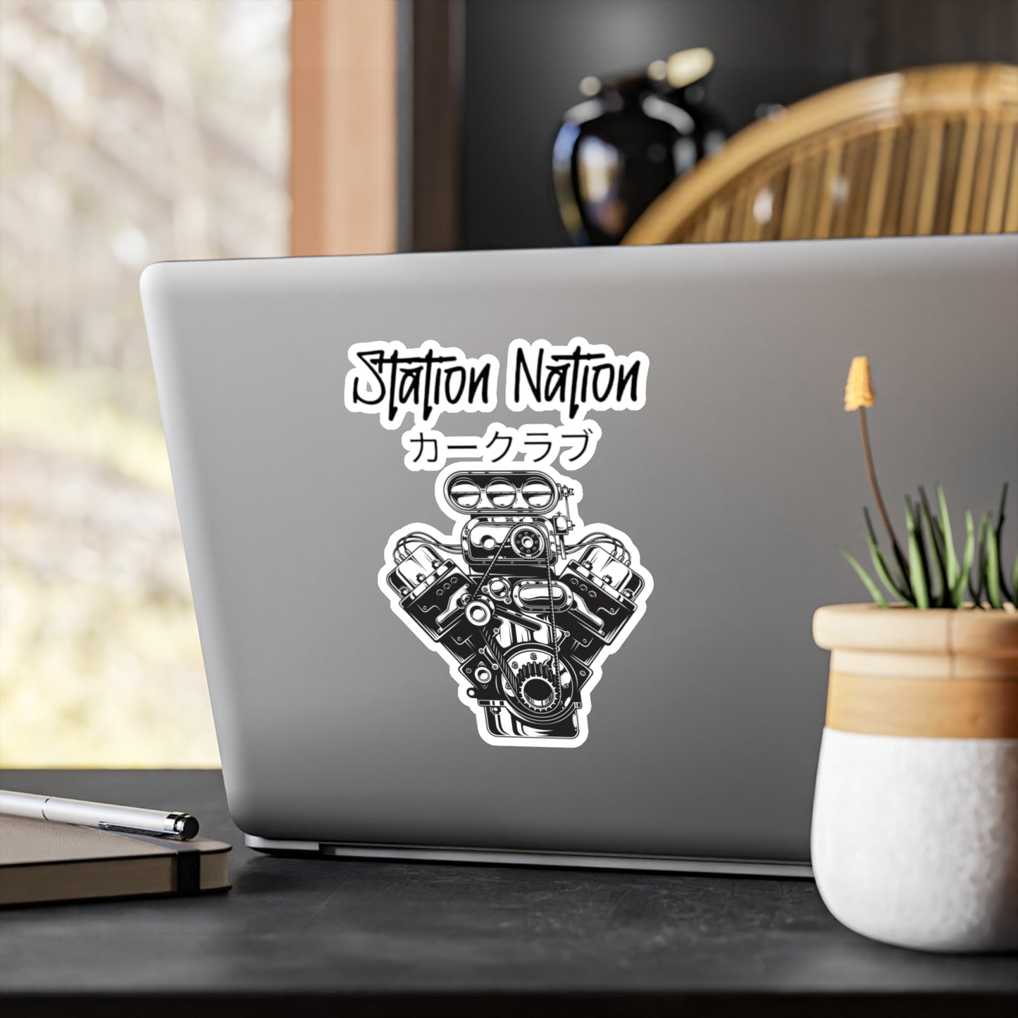 Kiss-Cut Vinyl Decals Printify by The Night Shift Automotive Apparel