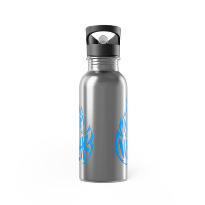 Stainless Steel Water Bottle With Straw, 20oz Printify by The Night Shift Automotive Apparel