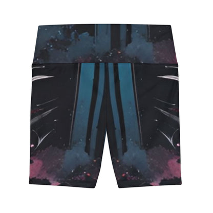 Women's Gym & Fitness Biker Shorts Printify by The Night Shift Automotive Apparel