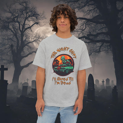 Death Trap-Premium, Ultra Soft Unisex Oversized Boxy Tee Athletic Heather Printify by The Night Shift Automotive Apparel