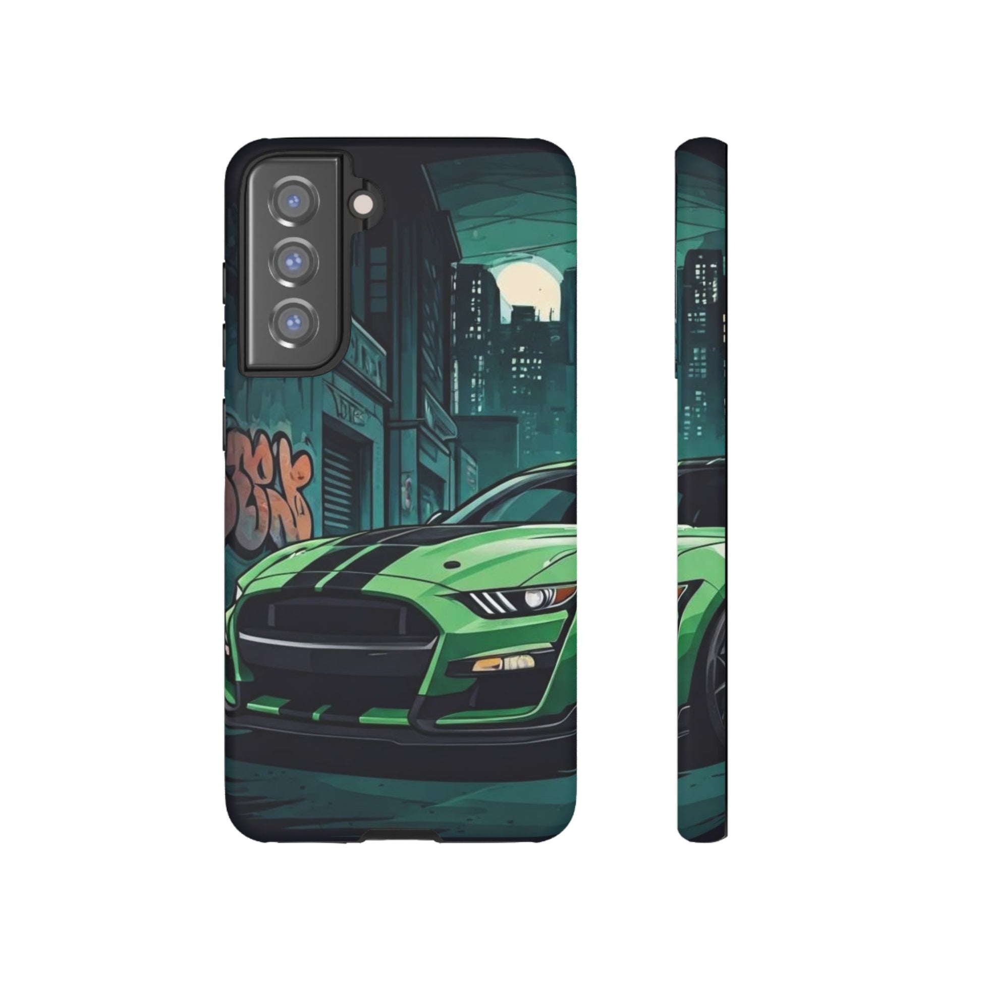 Ford Mustang Shelby GT500 Street Life-Dual Layer Ultra Tough Phone Case Printify by The Night Shift Automotive Apparel