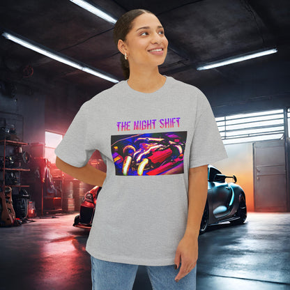 EJ257 Synthwave-Premium, Ultra Soft Unisex Oversized Boxy Tee Printify by The Night Shift Automotive Apparel