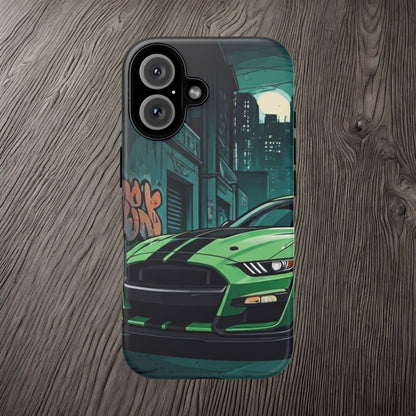 Ford Mustang Shelby GT500 Street Life-Dual Layer Ultra Tough Phone Case Printify by The Night Shift Automotive Apparel