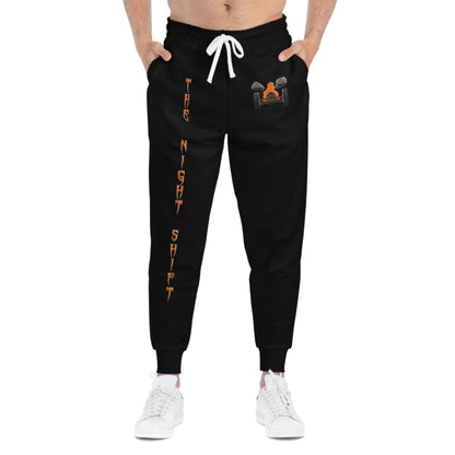 Big Wheels-Premium, Ultra Soft Athletic Joggers Seam thread color automatically matched to design Printify by The Night Shift Automotive Apparel