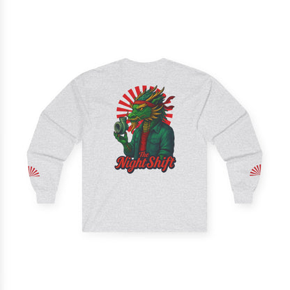 Good Vibes Dragon-Premium, Ultra Soft Unisex Long Sleeve Tee Printify by The Night Shift Automotive Apparel