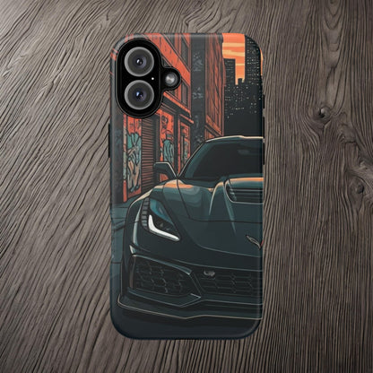 Chevy Corvette C7 Street Life-Dual Layer Ultra Tough Phone Case Printify by The Night Shift Automotive Apparel
