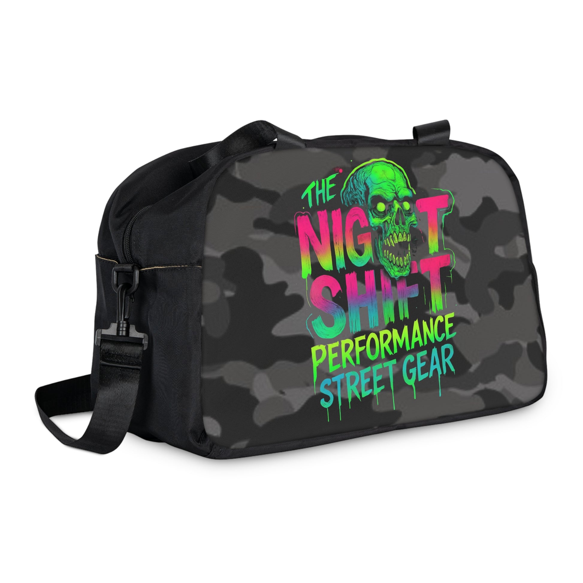 Gym & Fitness Handbag Printify by The Night Shift Automotive Apparel