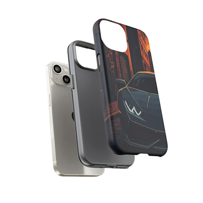 Lamborghini Huracan Street Life-Dual Layer Ultra Tough Phone Case Printify by The Night Shift Automotive Apparel