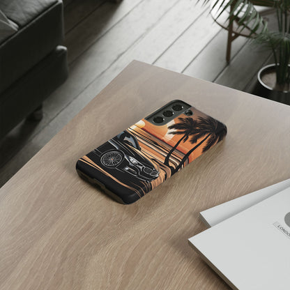 BMW Sunset On The Beach-Dual Layer Ultra Tough Phone Case Samsung Galaxy S22 Matte Printify by The Night Shift Automotive Apparel