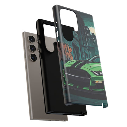 Ford Mustang Shelby GT500 Street Life-Dual Layer Ultra Tough Phone Case Printify by The Night Shift Automotive Apparel
