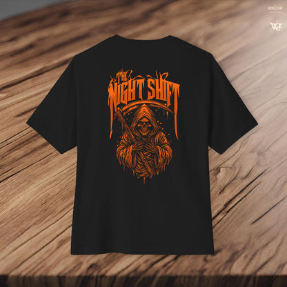 Grim Reaper-Premium, Ultra Soft Unisex Oversized Boxy Tee Printify by The Night Shift Automotive Apparel